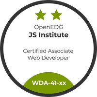 WDA – Certified Associate Web Developer