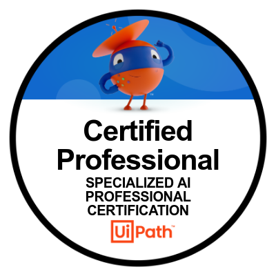 UiPath Certified Professional Specialized AI Professional
