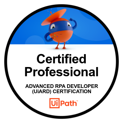 UiPath Certified Advanced RPA Developer (UiARD)